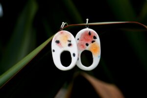 Porcelain earrings