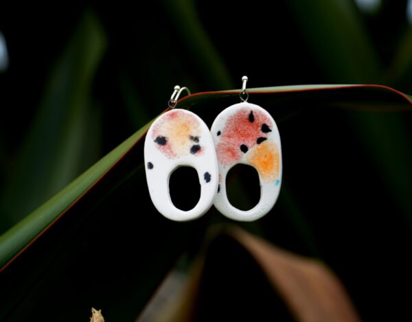 Porcelain earrings