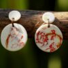 Porcelain earrings