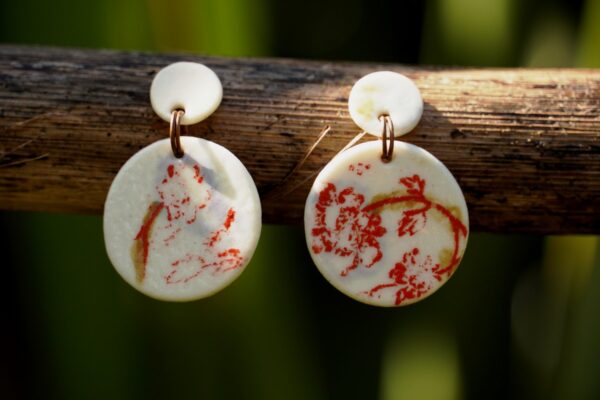 Porcelain earrings