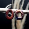 Each piece is handmade from porcelain clay and fired twice or three times in the kiln around 1200 degrees. Pottery is my passion and I love to discover new techniques, glazes, oxides or materials to play with and make extraordinary high quality jewellery. I also use hypoallergenic stainless steel and silver studs/hooks.